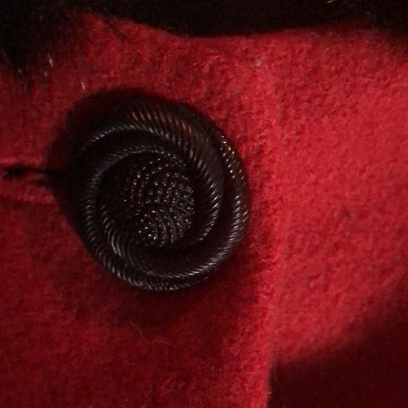 Kid’s Faux Fur and Wool Winter Coat and Hat - Picture 2 of 5